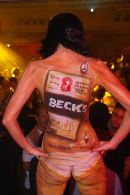 930 Bodypainting Becks - Recklinghausen